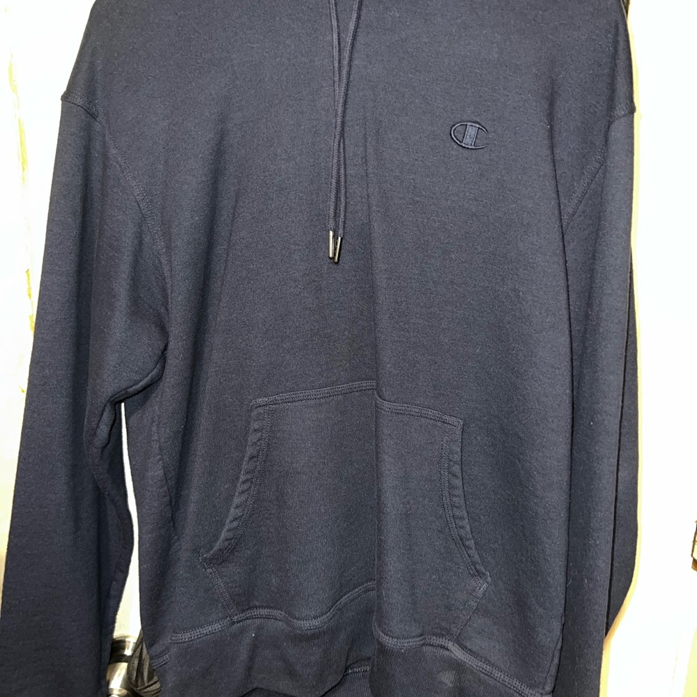 champion navy hoodie